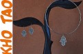 Boucles d'oreilles et collier & pendentif MAIN DE FATMA ou FATIMA porte BONHEUR