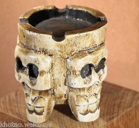 CENDRIER TETE DE MORT - cendrier crâne et squelette GOTHIQUE + de 3 modèles disponibles