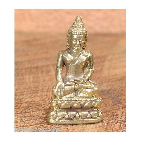 AMULETTE BOUDDHA - RARE - Statue de Bouddha à l'intérieur un grain de riz sacré