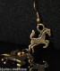 Boucles d'oreille CHEVAL + de 60 DESIGNS métal doré COULEUR BRONZE CHEVAUX