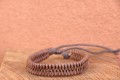 Bracelet cuir et corde fin SNAKE - taille ajustable +de 200 réf cuir Clair